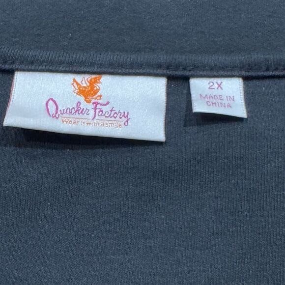 Quacker Factory Nativity Christian Sequin Short Sleeve Shirt Women’s XXL - Picture 3 of 4